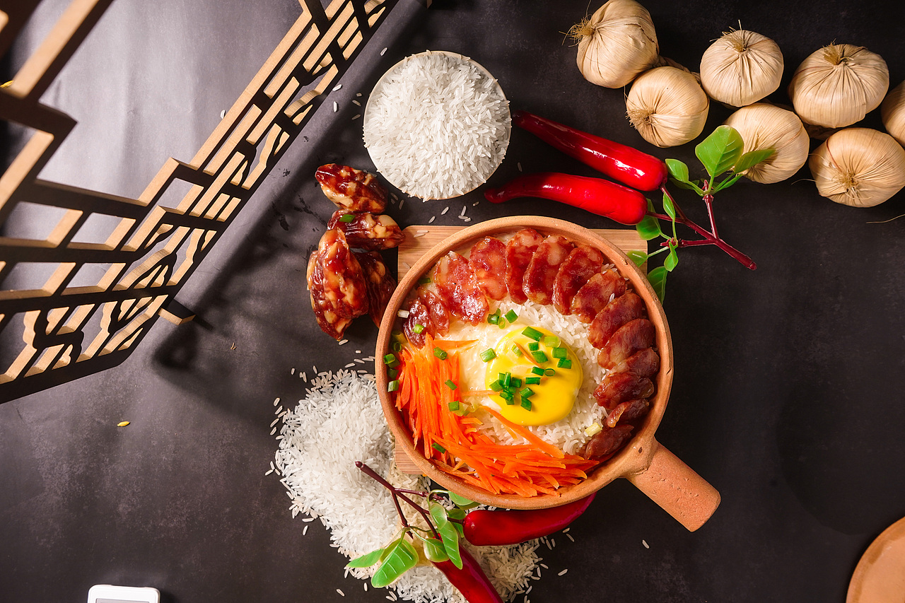 太粮靓虾王大米拍摄