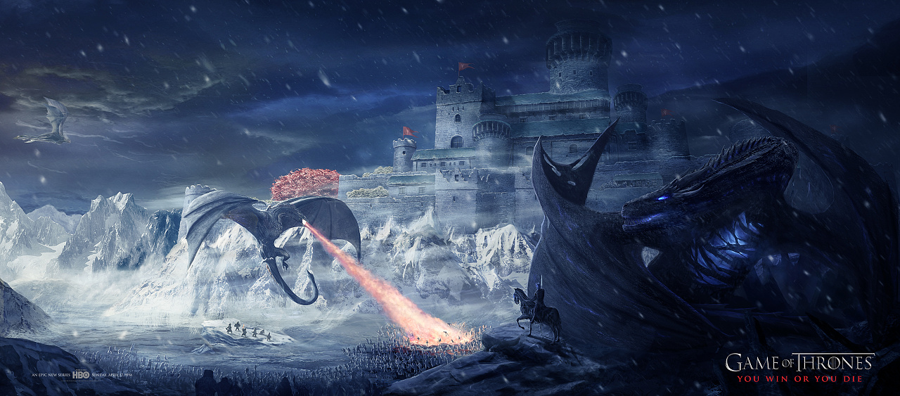 走了八年,终于走到临冬城下(临摹大神作品)北京