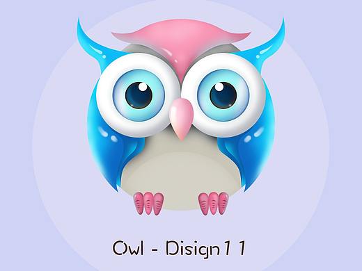 临摹练习-猫头鹰