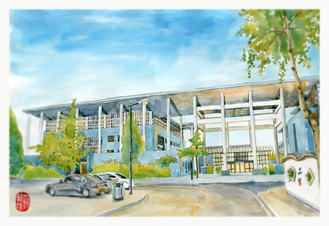 手绘高校系列——《中国人民大学》