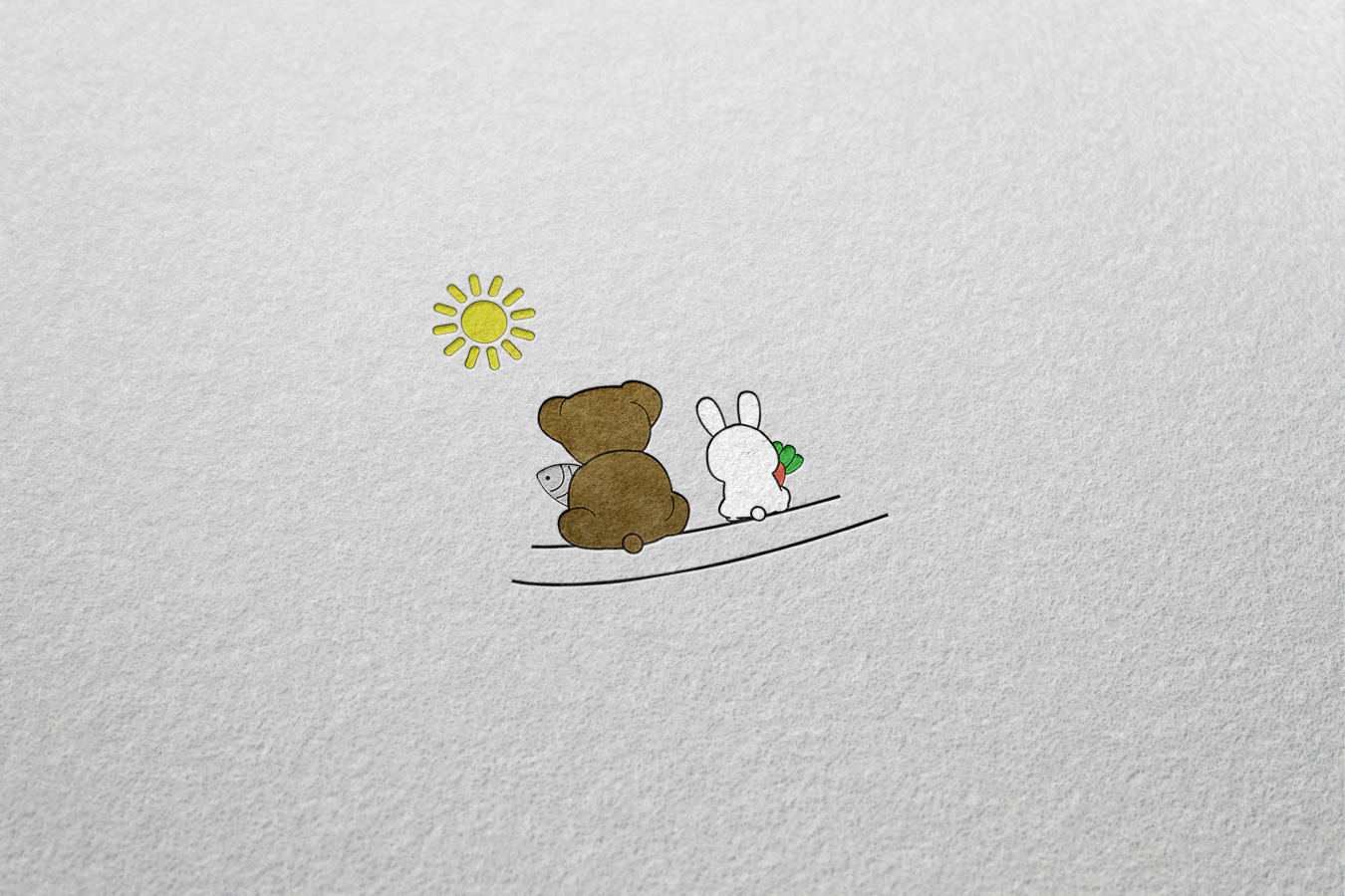 小熊和小兔壁纸图片