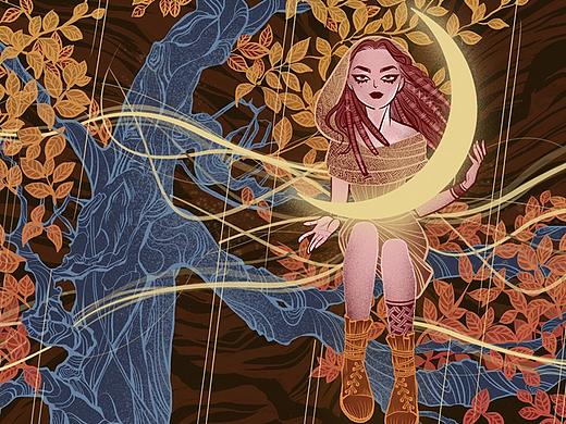 Celestial Tree（个人主页-ZMzIzNDkxNDA=） - 商业插画 - 站酷设计师海蒂Heidii原创素材 - 站酷ZCOOL