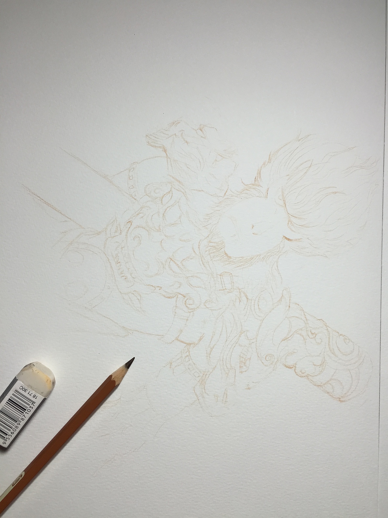 大圣歸來(lái)彩鉛教程（圖ZMzY2MzU0ODQ=） - 創(chuàng)作習(xí)作 - 站酷設(shè)計(jì)師乾博凱文創(chuàng)原創(chuàng)素材 - 站酷ZCOOL