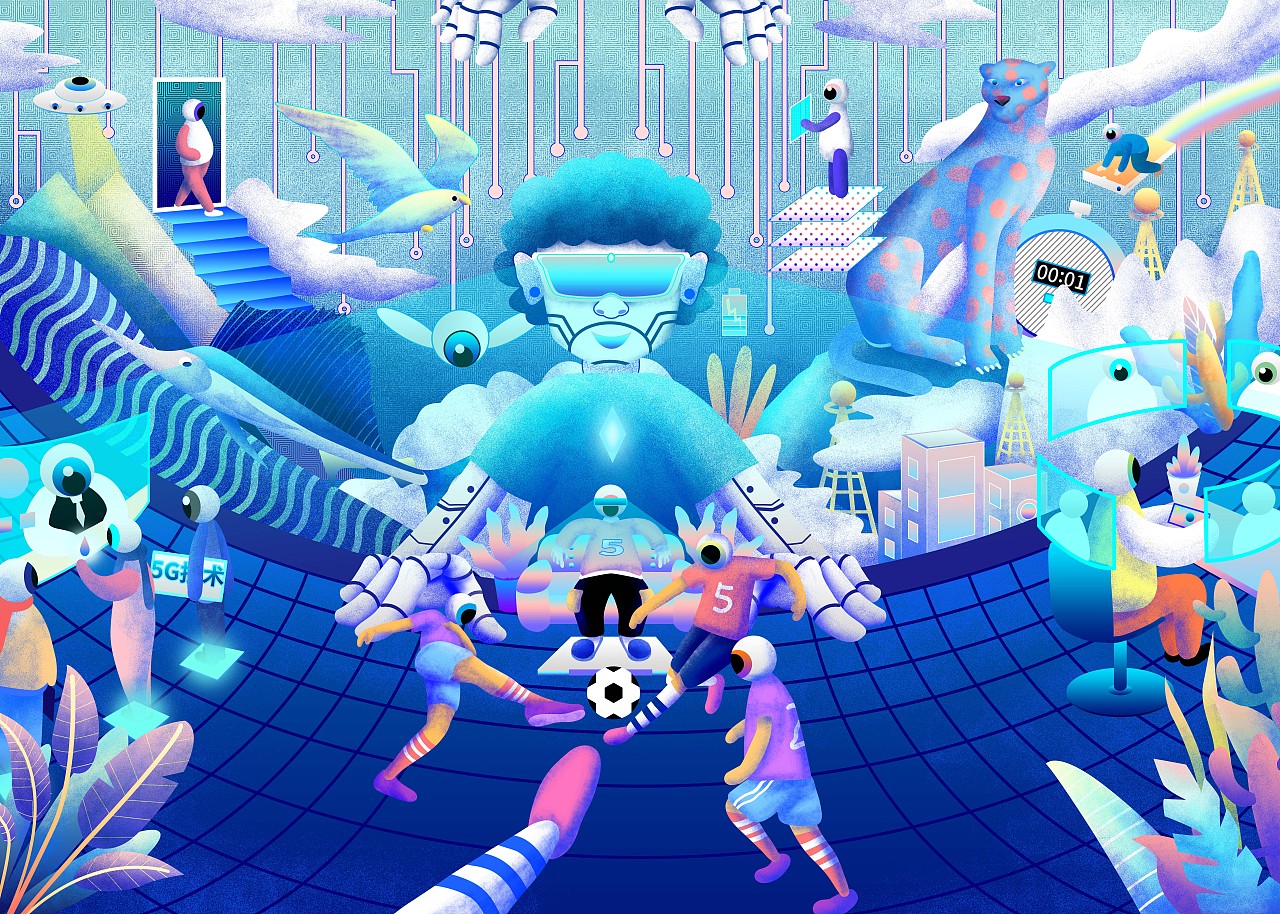 高通骁龙5G毫米波“最快”（图ZMjQyOTgyNzA4） - 海报 - 站酷设计师Z毛一原创素材 - 站酷ZCOOL