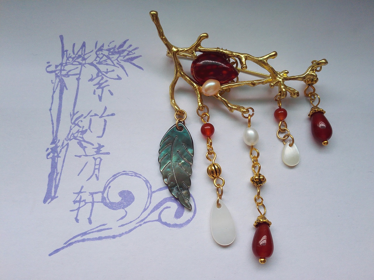 珍珠胸针集合（图ZNTU2MTEwNjg=） - 首饰设计 - 站酷设计师朔月淮修原创素材 - 站酷ZCOOL