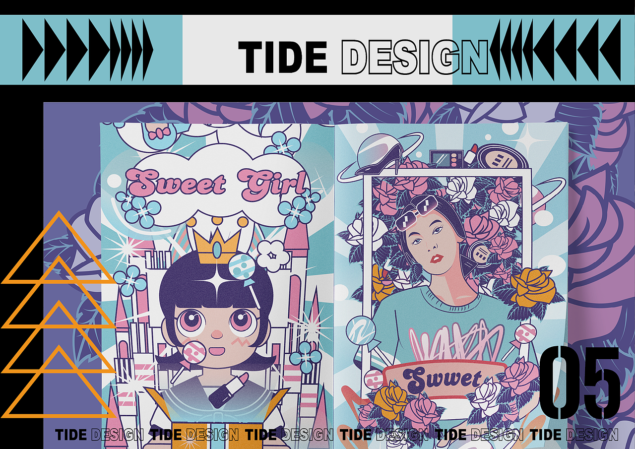 潮流插画总结作品集（图ZMjQ0NDgxNDE2） - 商业插画 - 站酷设计师丫丫果酱原创素材 - 站酷ZCOOL