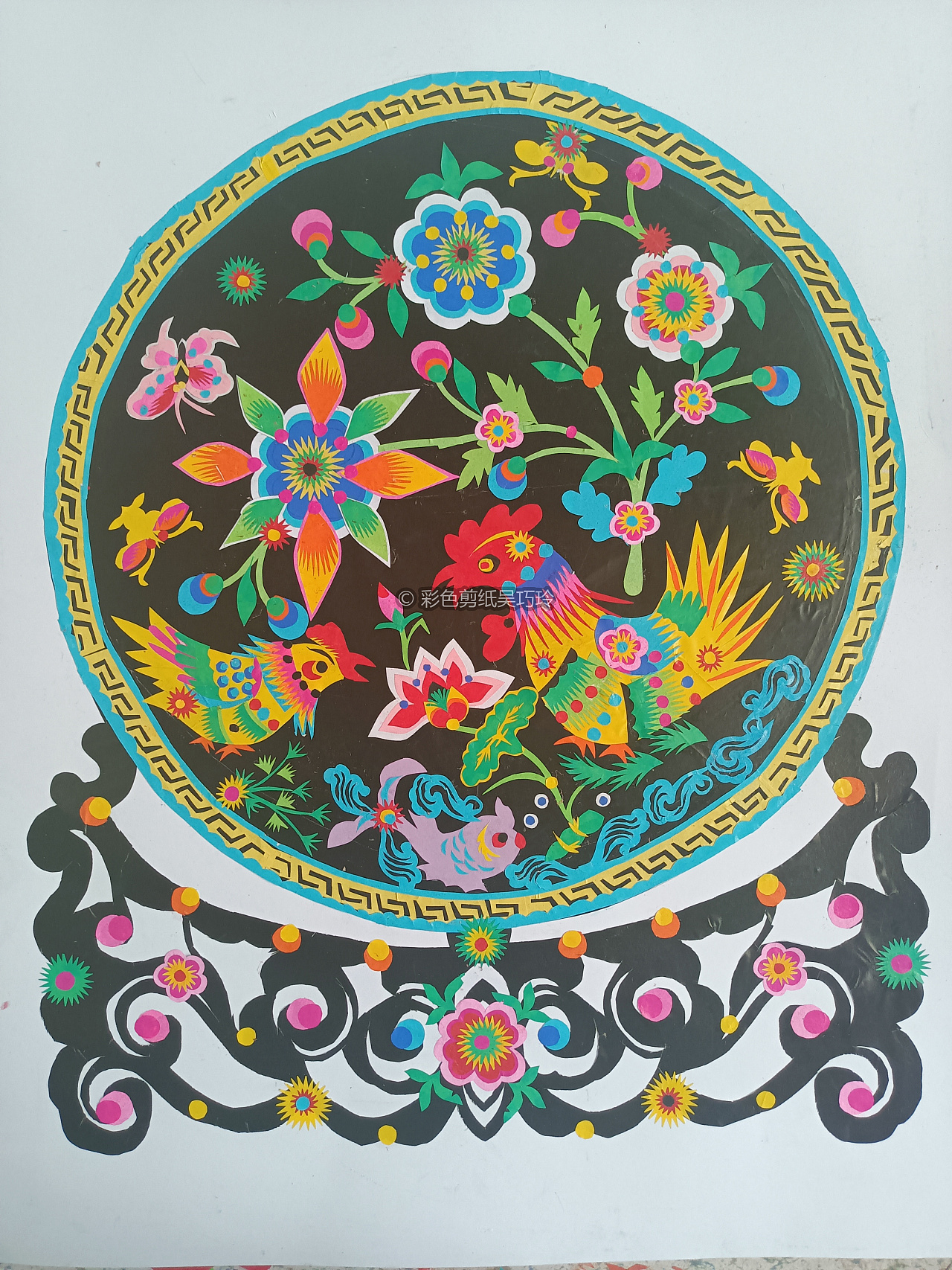 非遗彩贴原创作品