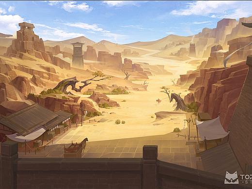 三国杀OL势力背景插画-群雄（个人主页-ZMzUwNjgyMTY=） - 商业插画 - 站酷设计师TopCats原创素材 - 站酷ZCOOL