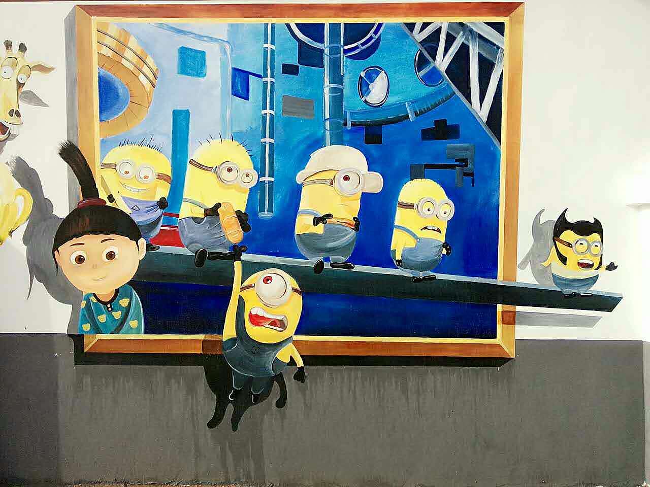 3D墙绘，3D墙画，成都墙绘，成都彩绘，成都壁画（图ZMjQyMjk5OTEy） - 新锐潮流插画 - 站酷设计师成都墙绘壁画原创素材 - 站酷ZCOOL
