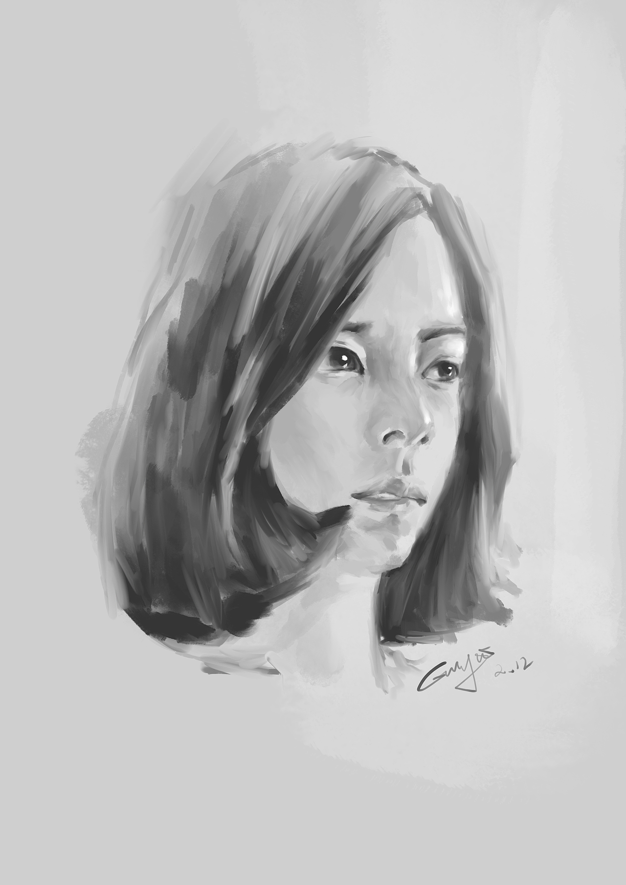 gusengci日常绘画视频0212