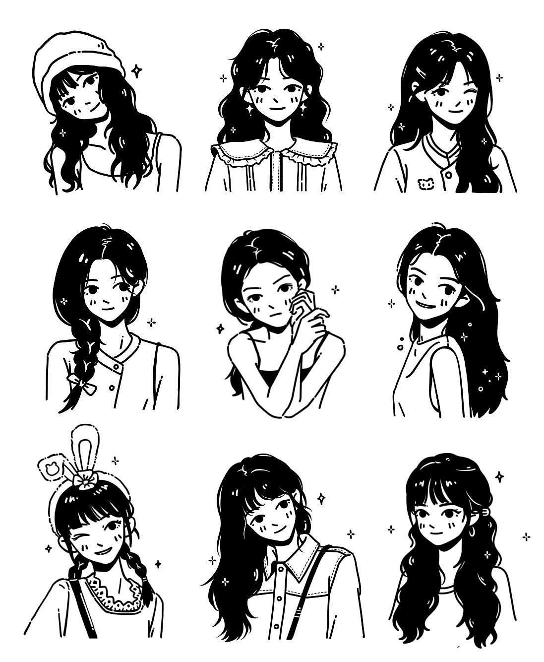 近期的线稿小插画（图ZMzY1Nzc4MDEy） - 商业插画 - 站酷设计师五彩斑斓的云原创素材 - 站酷ZCOOL