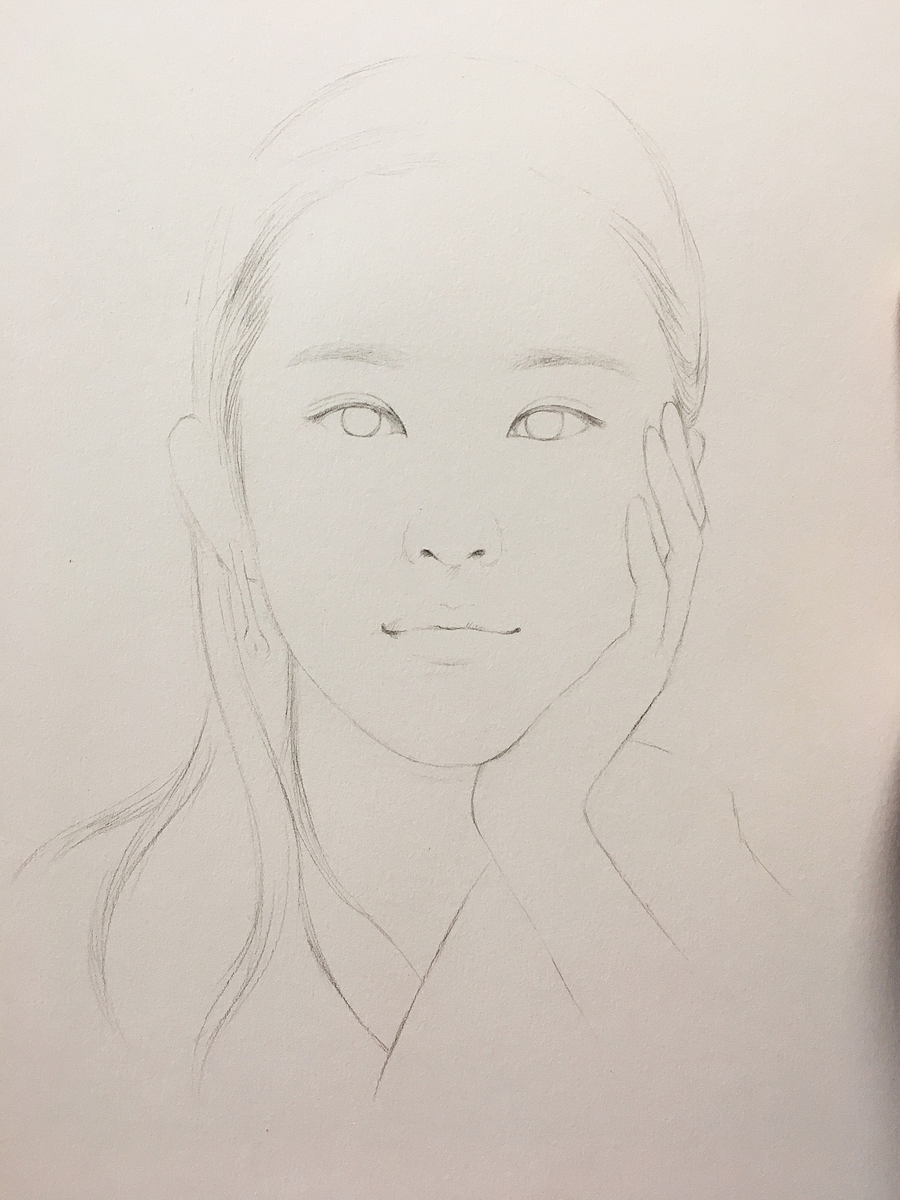 彩铅人物刘亦菲