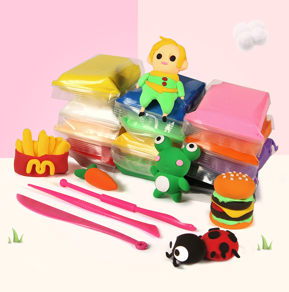 工作产品捏黏土