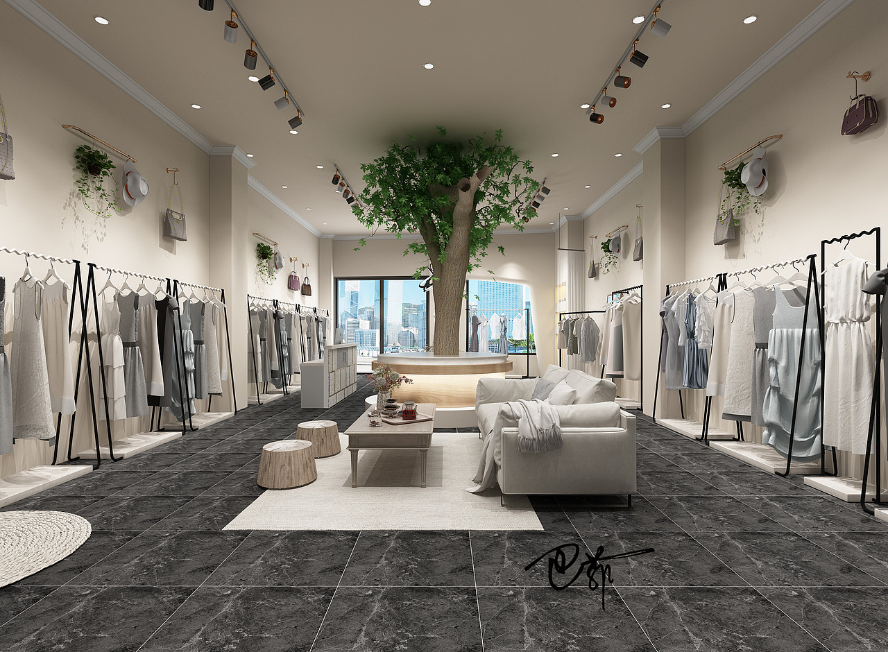 服装店（图ZMjI3NjMyODM2） - 家装设计 - 站酷设计师Z94144900原创素材 - 站酷ZCOOL