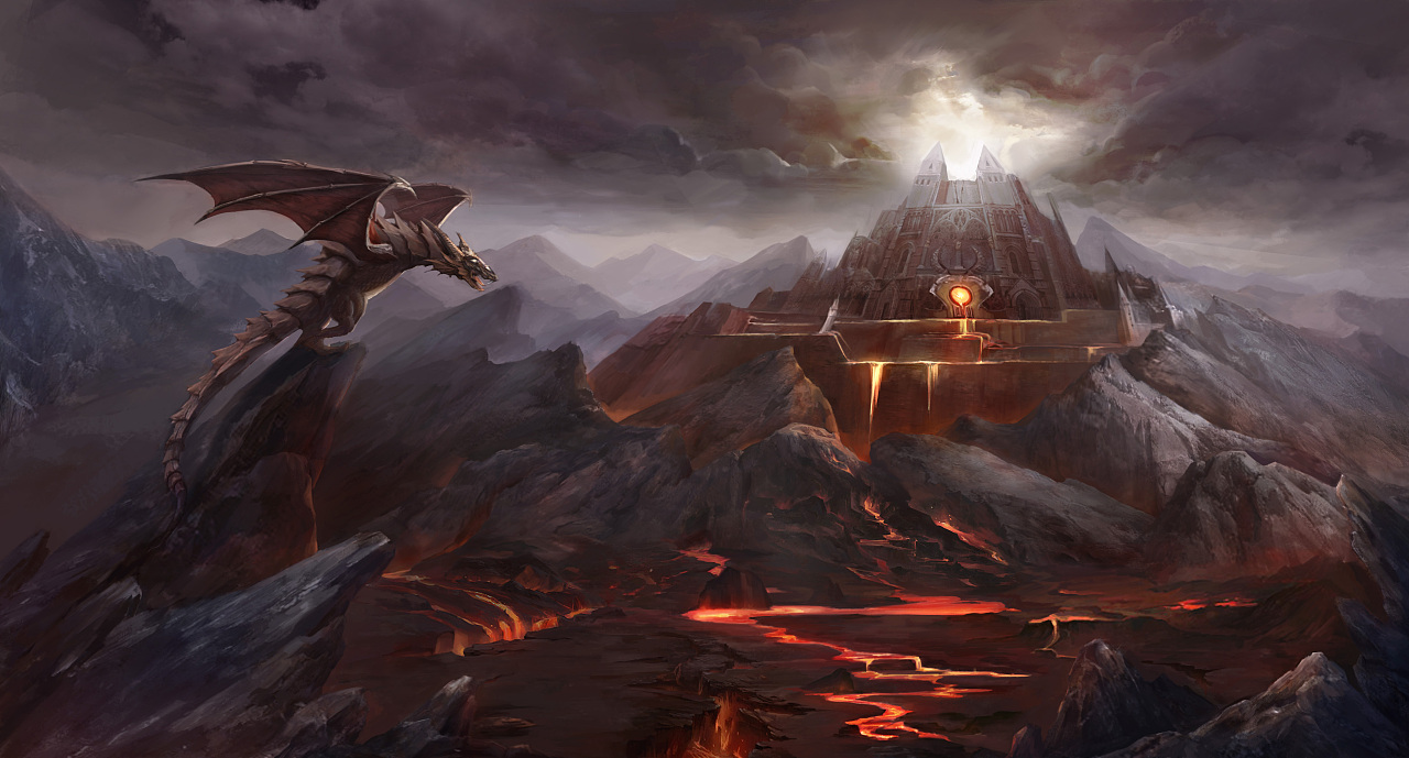 嗷呜~恶魔峡谷来啦|插画|游戏原画|史蒂崽 - 原创作品 - 站酷 (zcool)