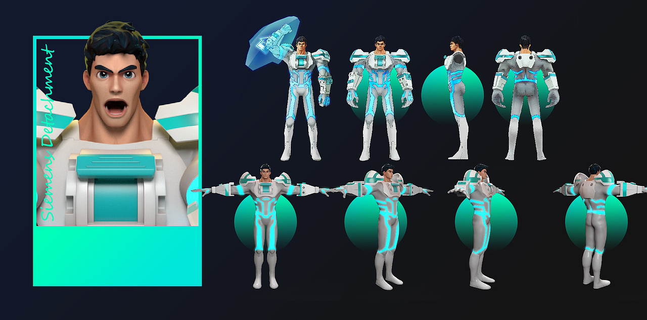 【角色设计】SIEMENS-百变小分队