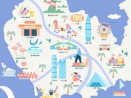 手绘地图