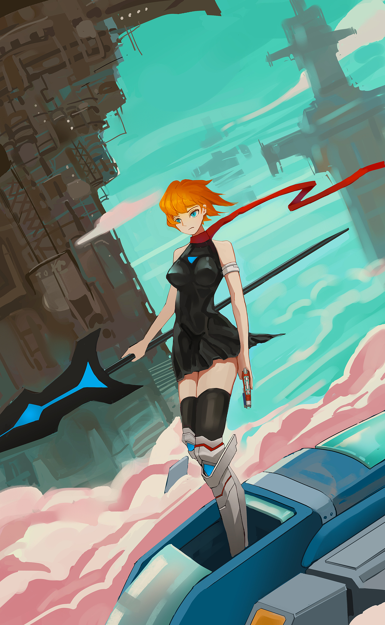 机甲少女（图ZMTY0NDg2MDQ0） - 创作习作 - 站酷设计师孤傲的熊原创素材 - 站酷ZCOOL