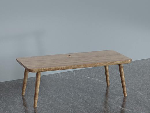 c4d桌子建模练习