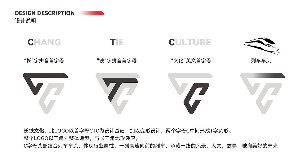 LOGO 长铁文创 vi设计