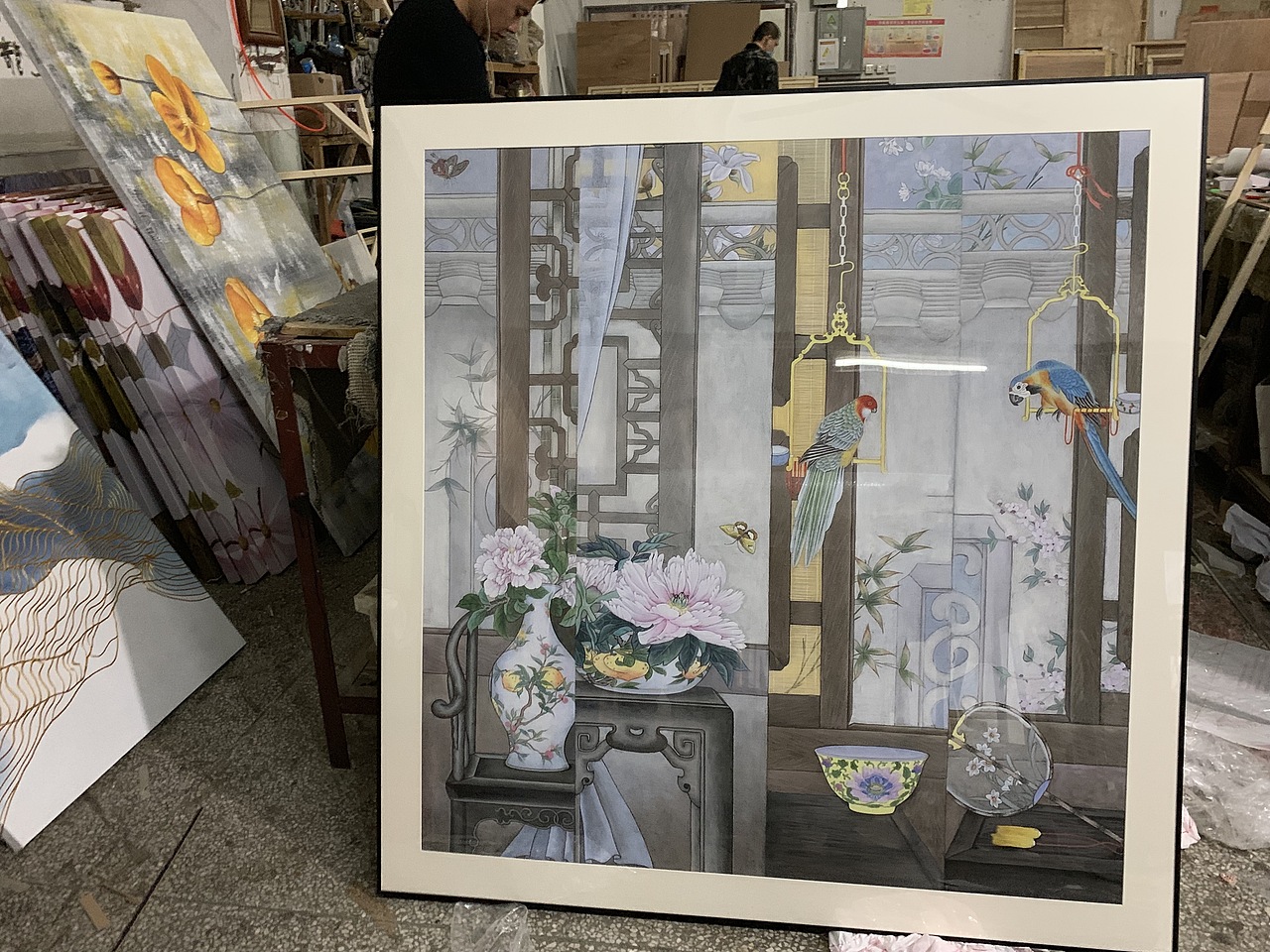 油画（图ZMTQ4NTY4MTUy） - 工艺品设计 - 站酷设计师Z12064032原创素材 - 站酷ZCOOL