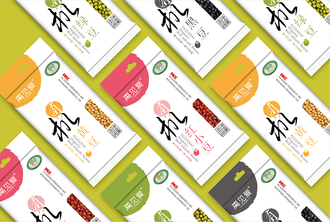一套粮食的包装设计