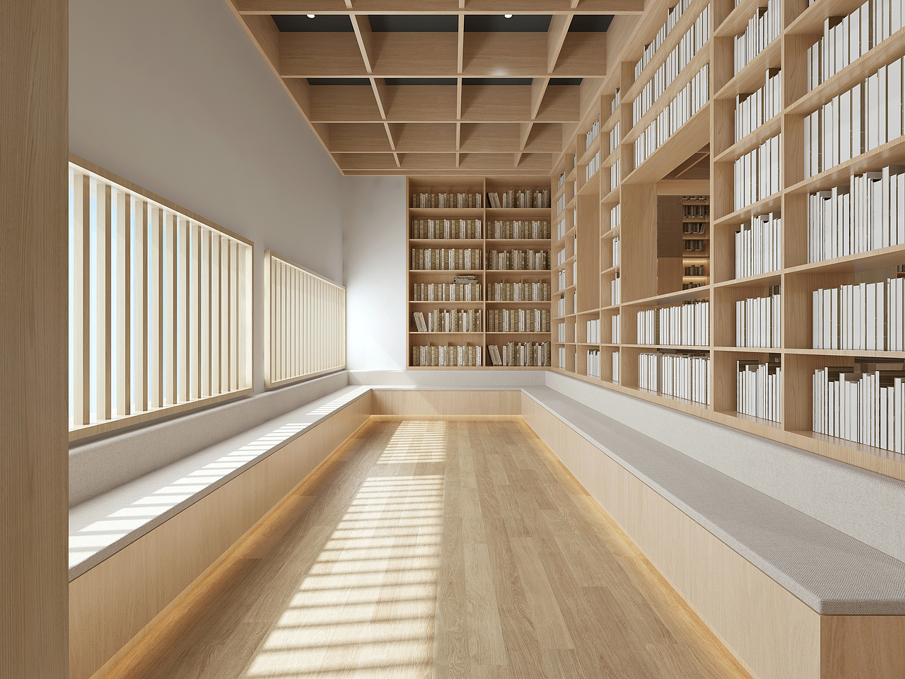 成都某中学图书馆改造设计案例