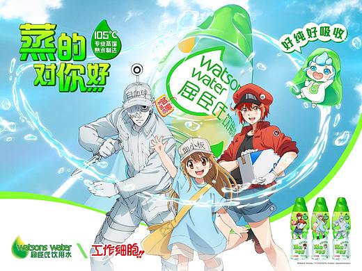 工作细胞 x 屈臣氏蒸馏水