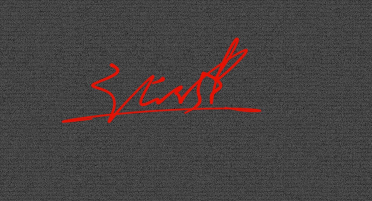 张健的签名一款丨艺术签名丨签名设计丨签名怎么写好看