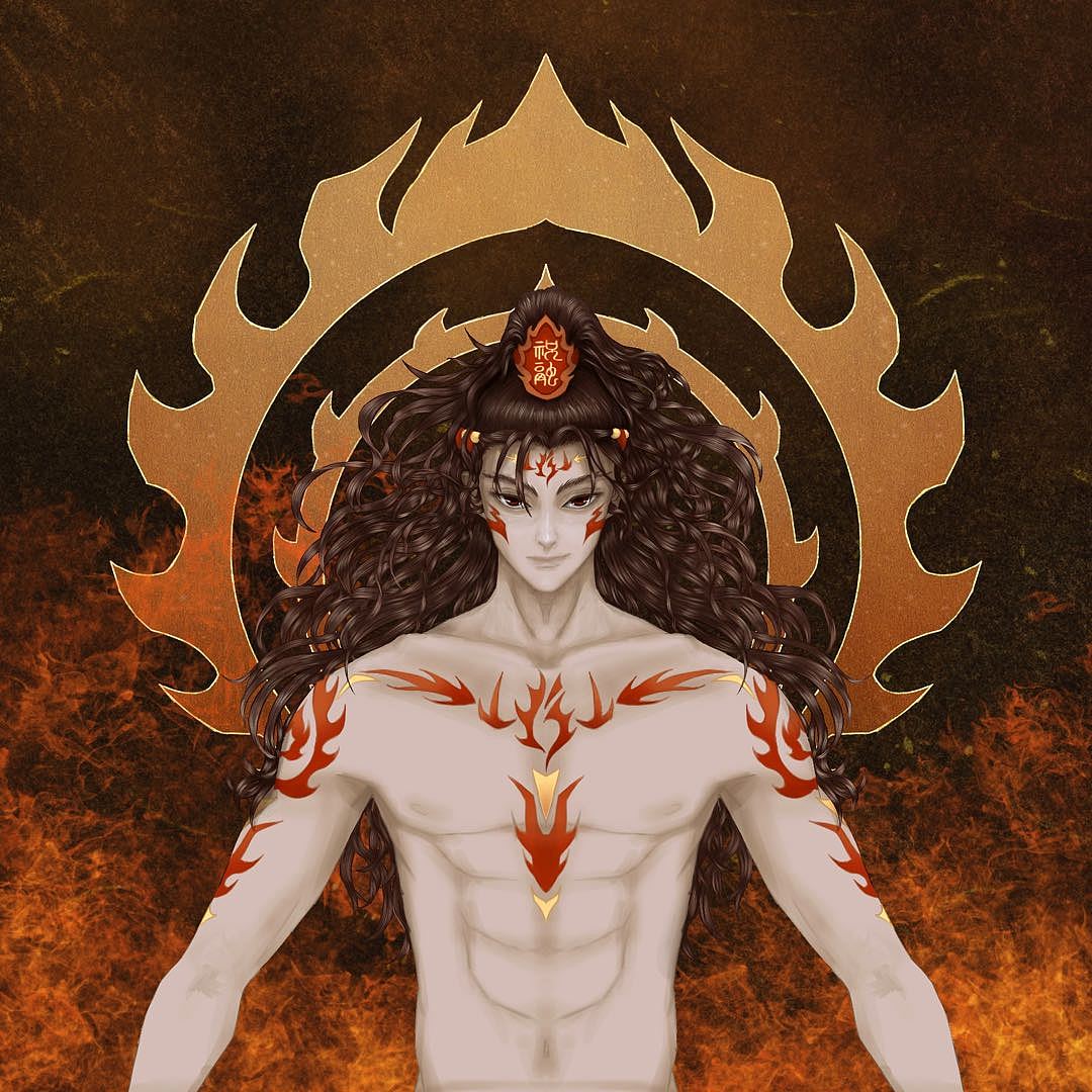 最近画的祝融（图ZMzEwNDI2NjI0） - 商业插画 - 站酷设计师大碗蛋粥原创素材 - 站酷ZCOOL