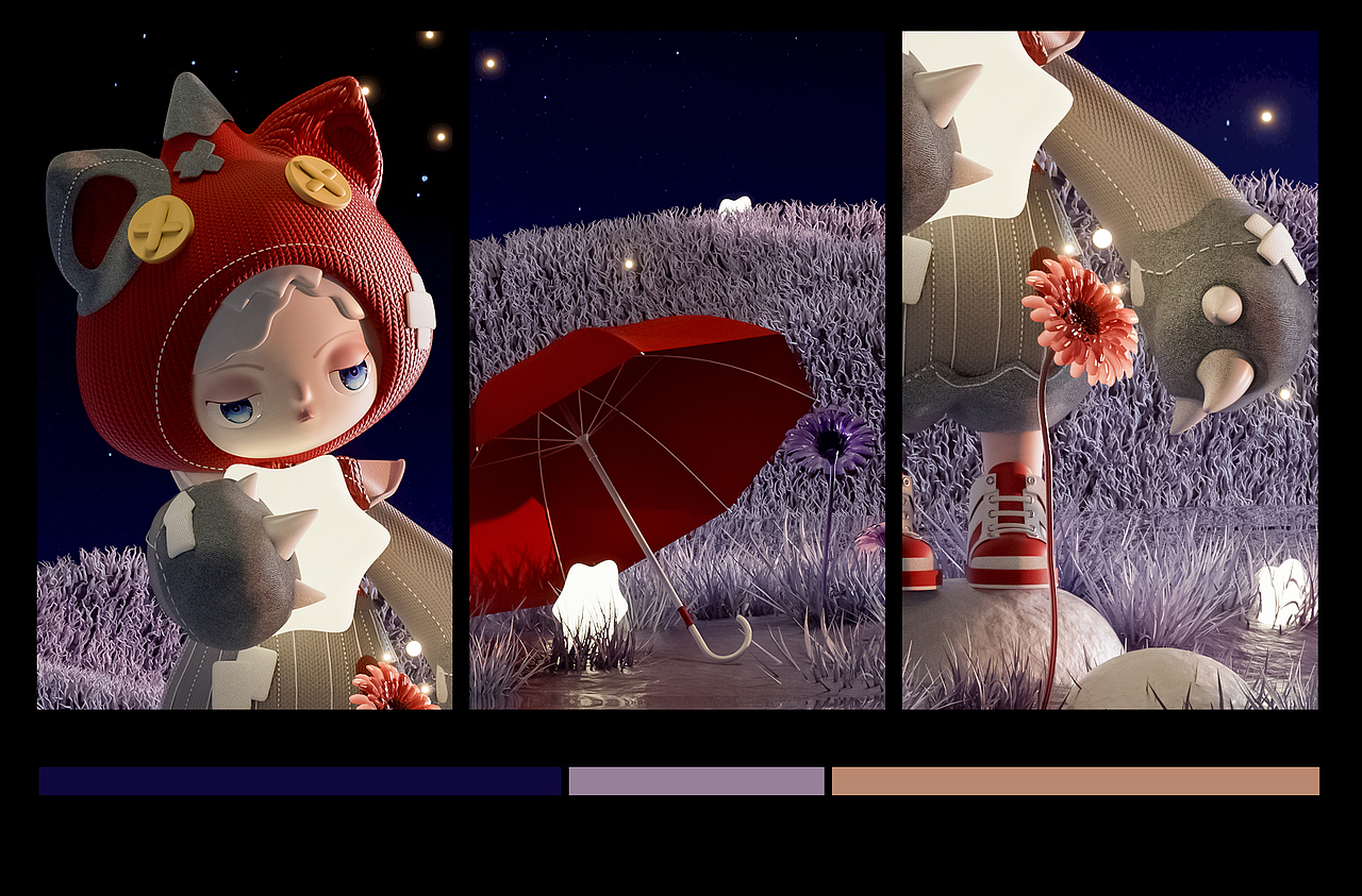 IP建模渲染-个人练习（图ZMzA5MDI3MDY0） - 其他三维 - 站酷设计师刘三岁_原创素材 - 站酷ZCOOL