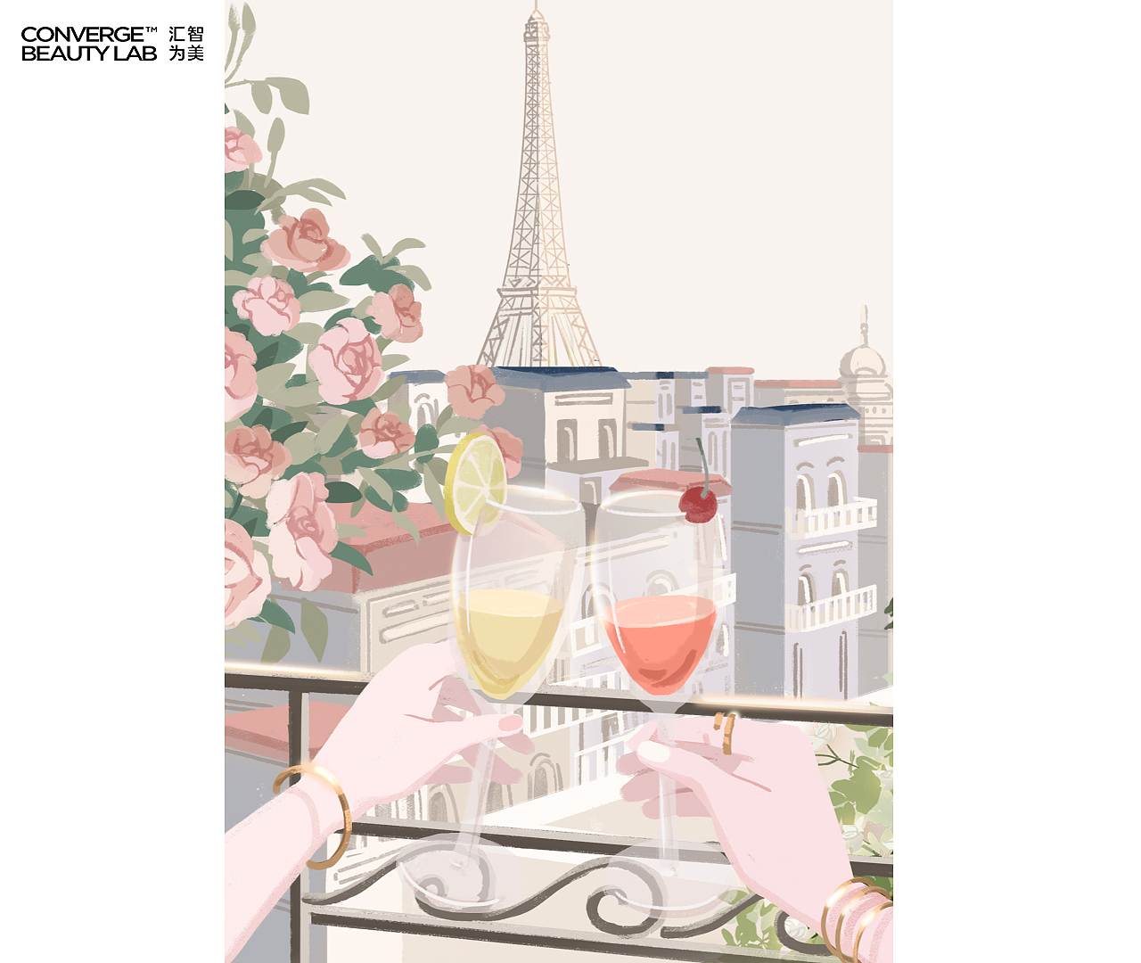 插画|AbbysChoice完子心选公众号带着成分去旅行系列