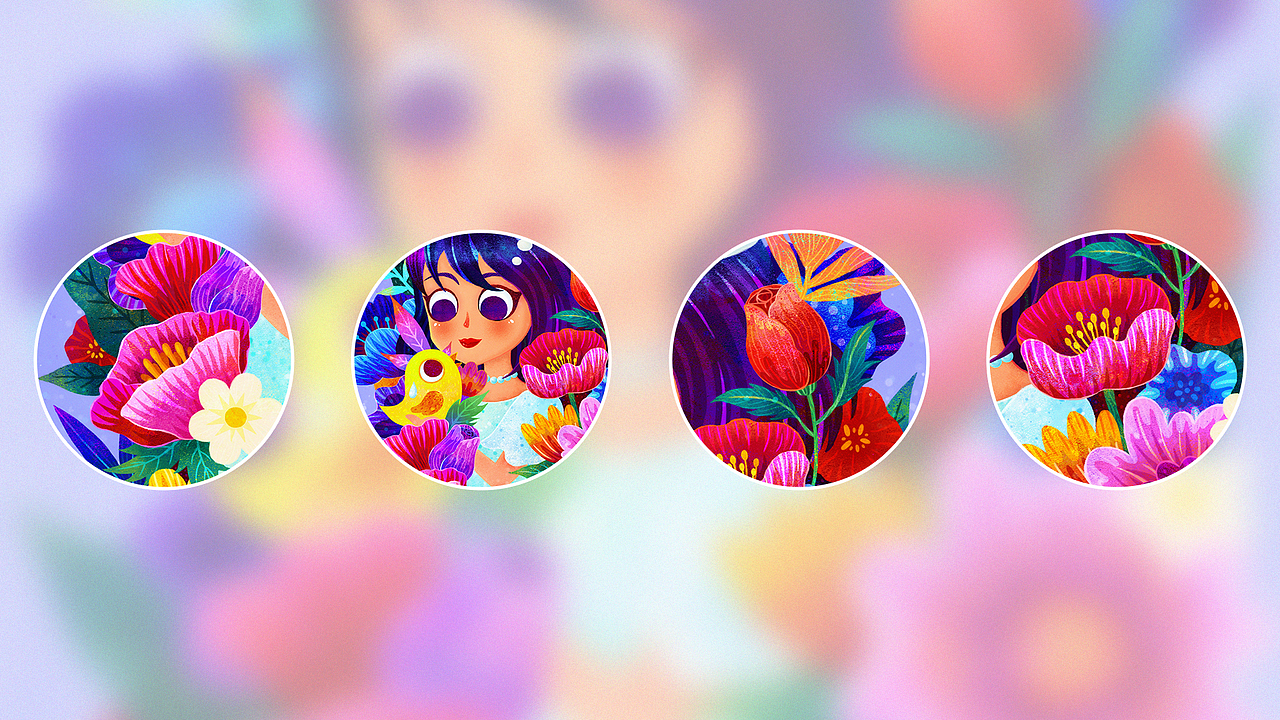 ~秘密花园系列插画——成长快乐~