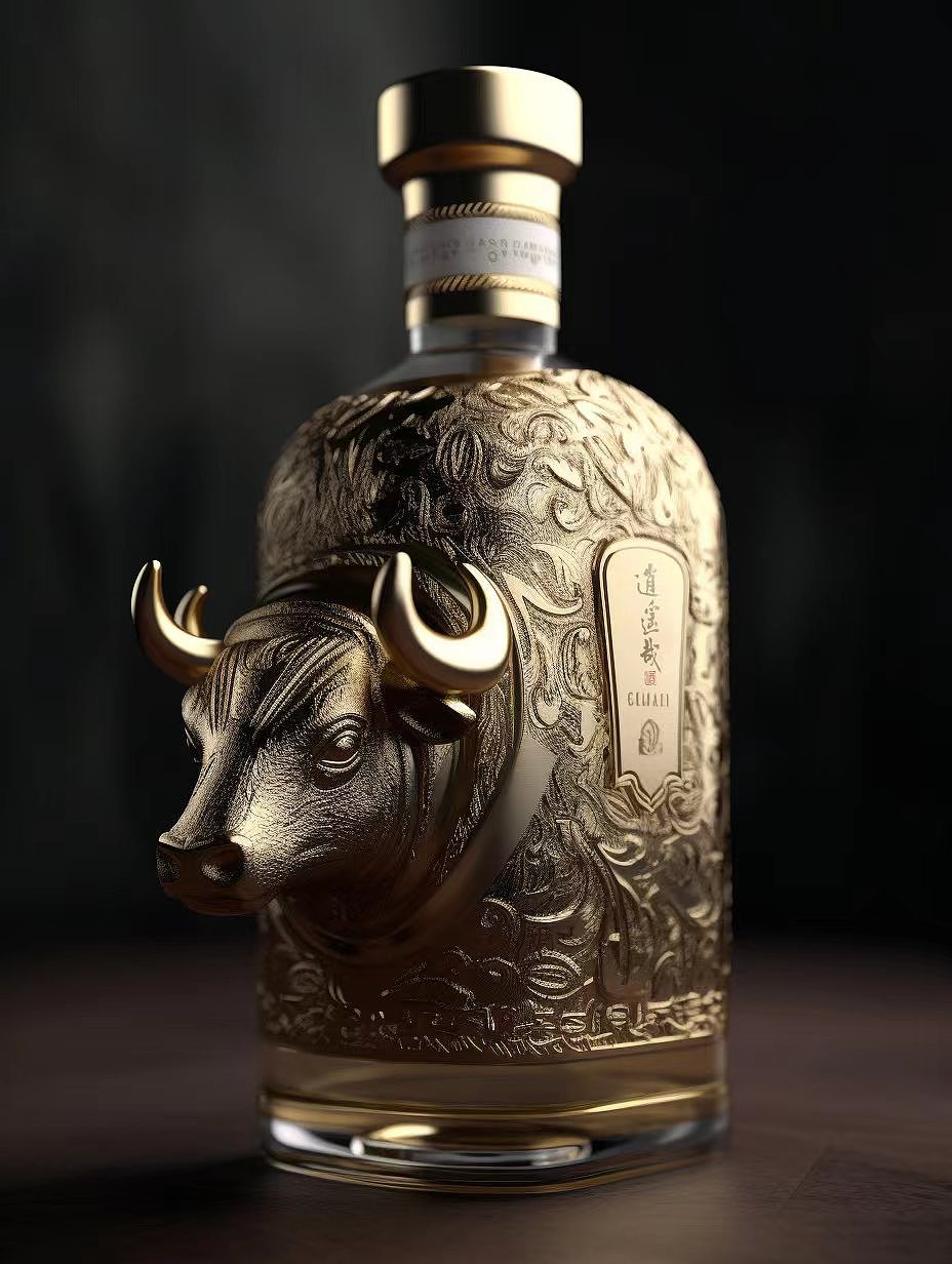 十二生肖白酒包装设计-牛（图ZMzQwMDcxODY4） - 包装 - 站酷设计师真象哥原创素材 - 站酷ZCOOL