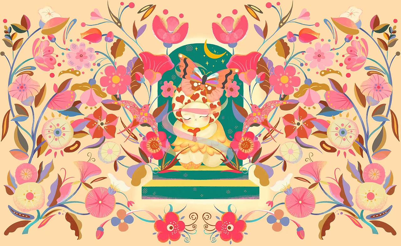 原创插画|治愈系壁纸插画IP设计（图ZMzI2MzE4MDk2） - 品牌 - 站酷设计师树一插画原创素材 - 站酷ZCOOL
