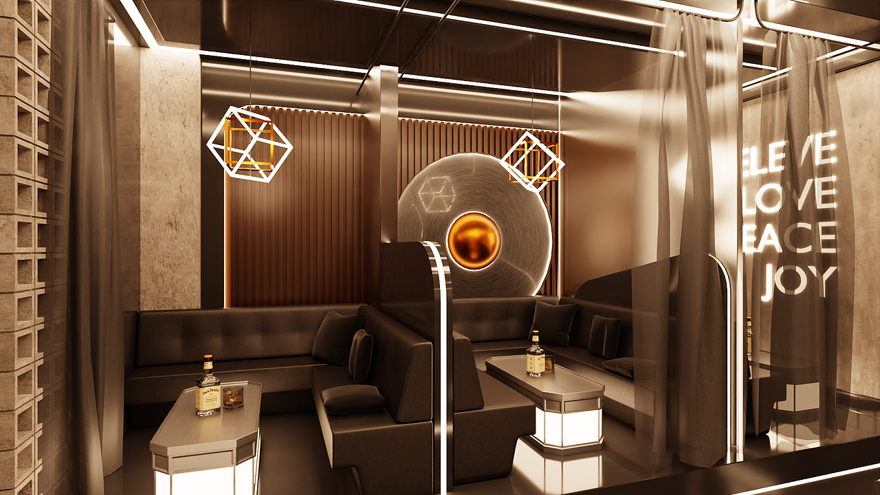 【客单案例】清吧效果漫游动画