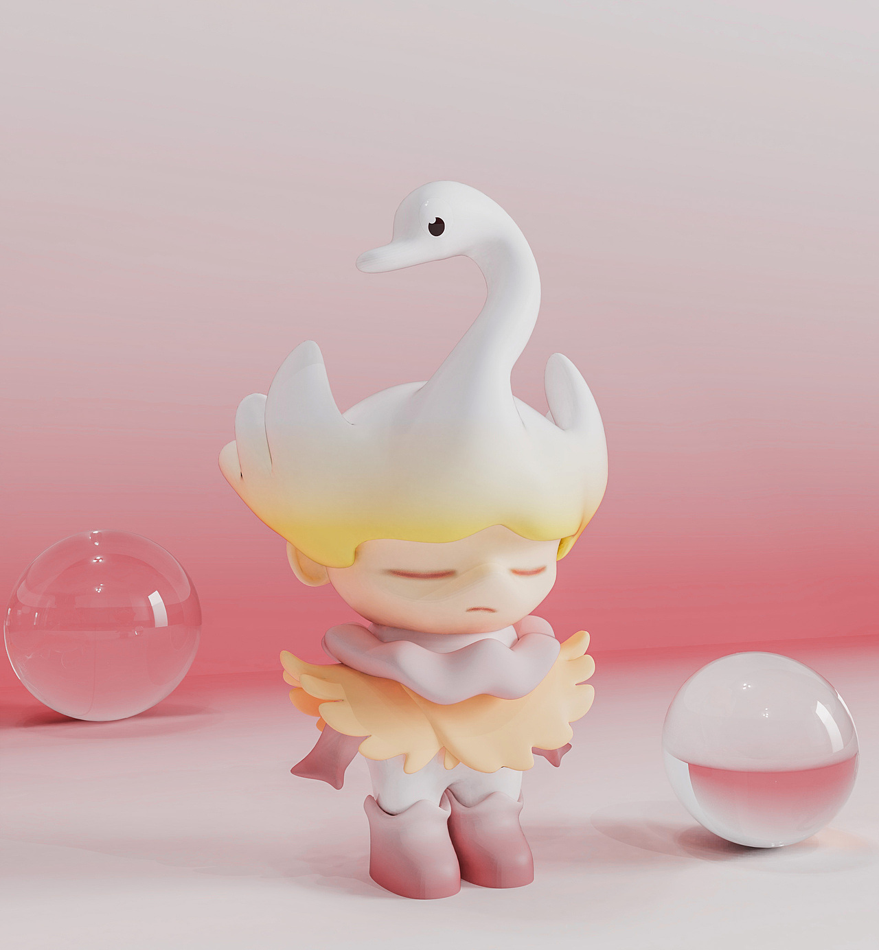 rhino/keyshot建模渲染习作23—玩偶合集