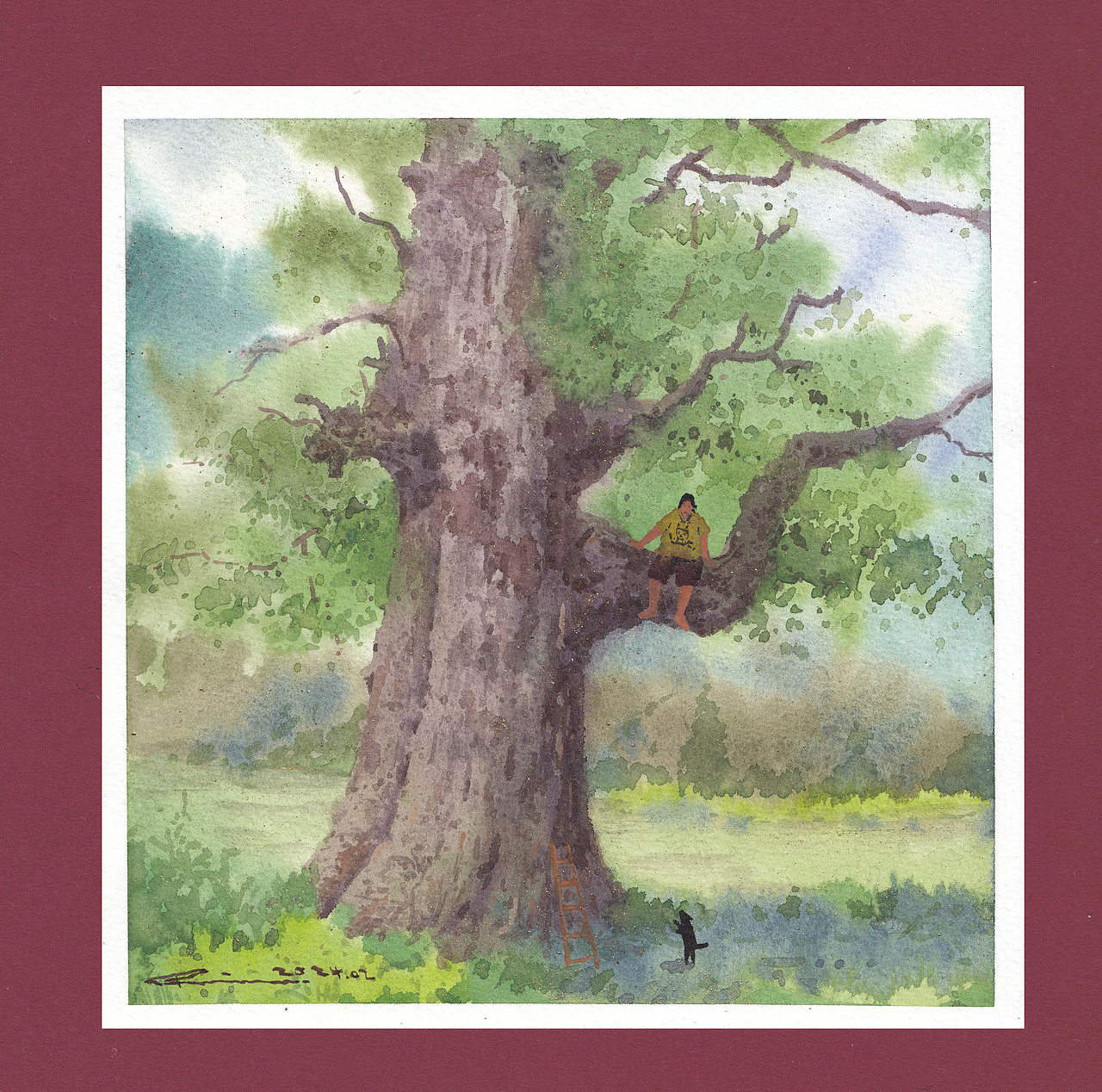 『画本系列』我的第51-53本画本-一人一狗的生活游记（图ZMzYzMzkyNDI4） - 绘画 - 站酷设计师画画的陈一丘原创素材 - 站酷ZCOOL