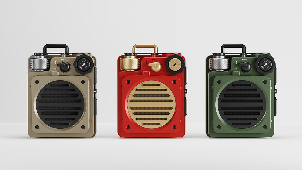 猫王音响建模渲染