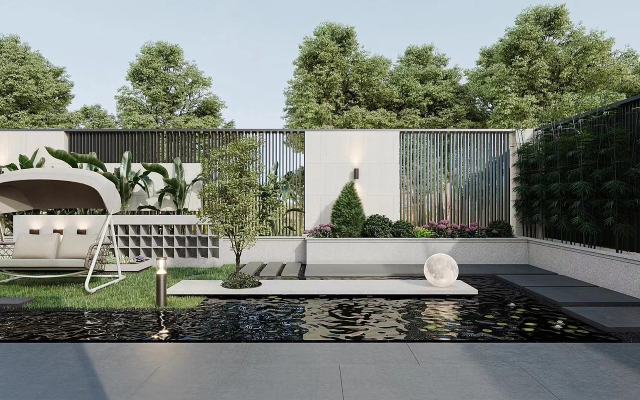 别墅庭院丨 一方小院