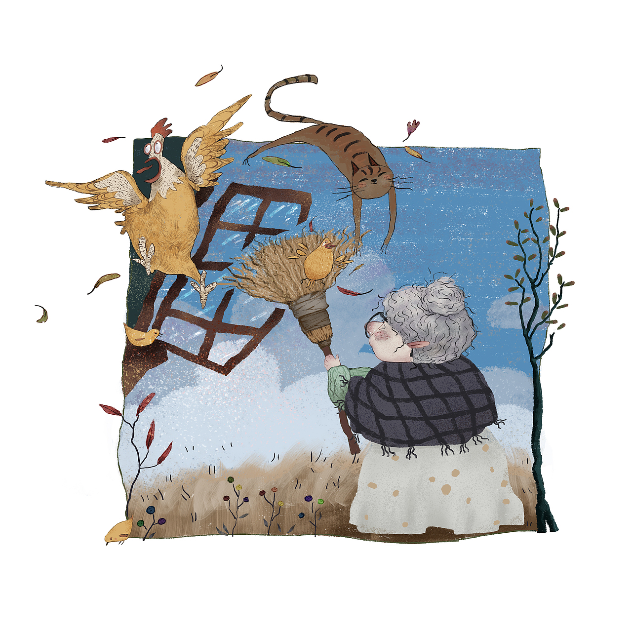 神秘的礼物（图ZMjk3NjA2MjIw） - 儿童插画 - 站酷设计师嗨放轻松原创素材 - 站酷ZCOOL