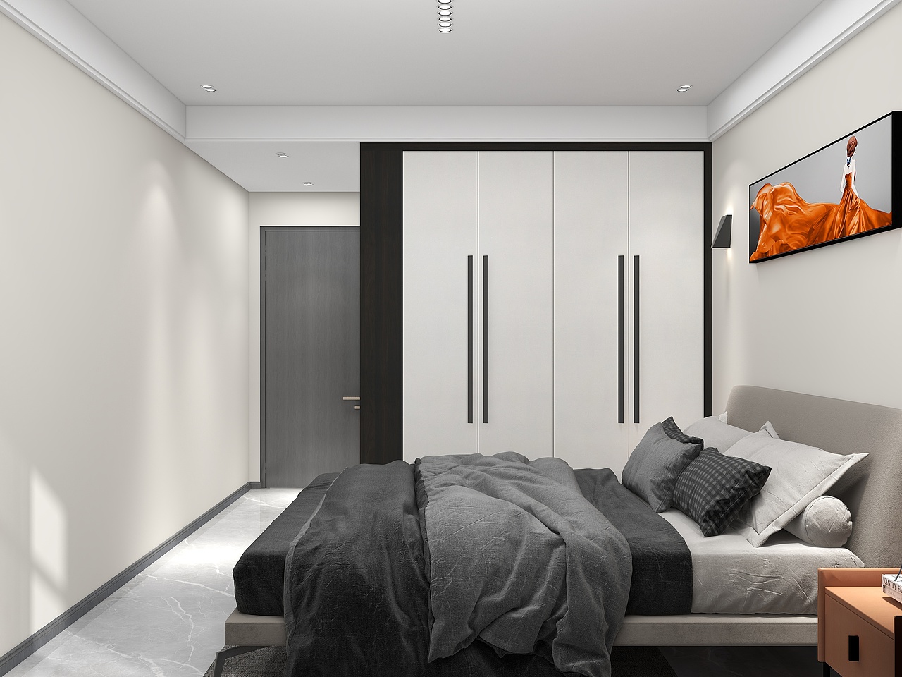 135平现代简约风效果