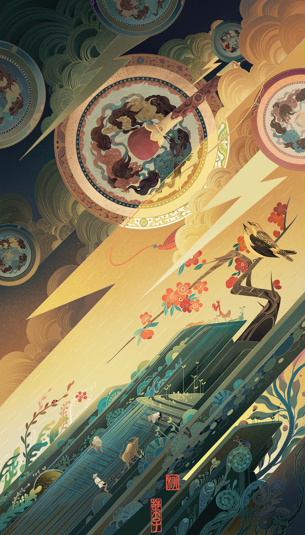 二十四节气（图ZMzMzMTYzOTA0） - 商业插画 - 站酷设计师知柳Zliu原创素材 - 站酷ZCOOL
