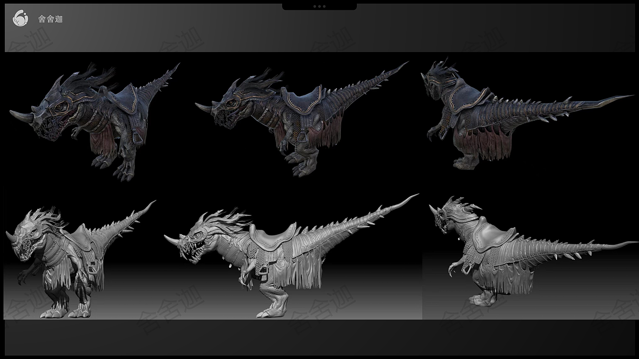 【次时代】3D角色建模（图ZMzQwMzAyOTI4） - 人物/生物 - 站酷设计师舍舍迦原创素材 - 站酷ZCOOL