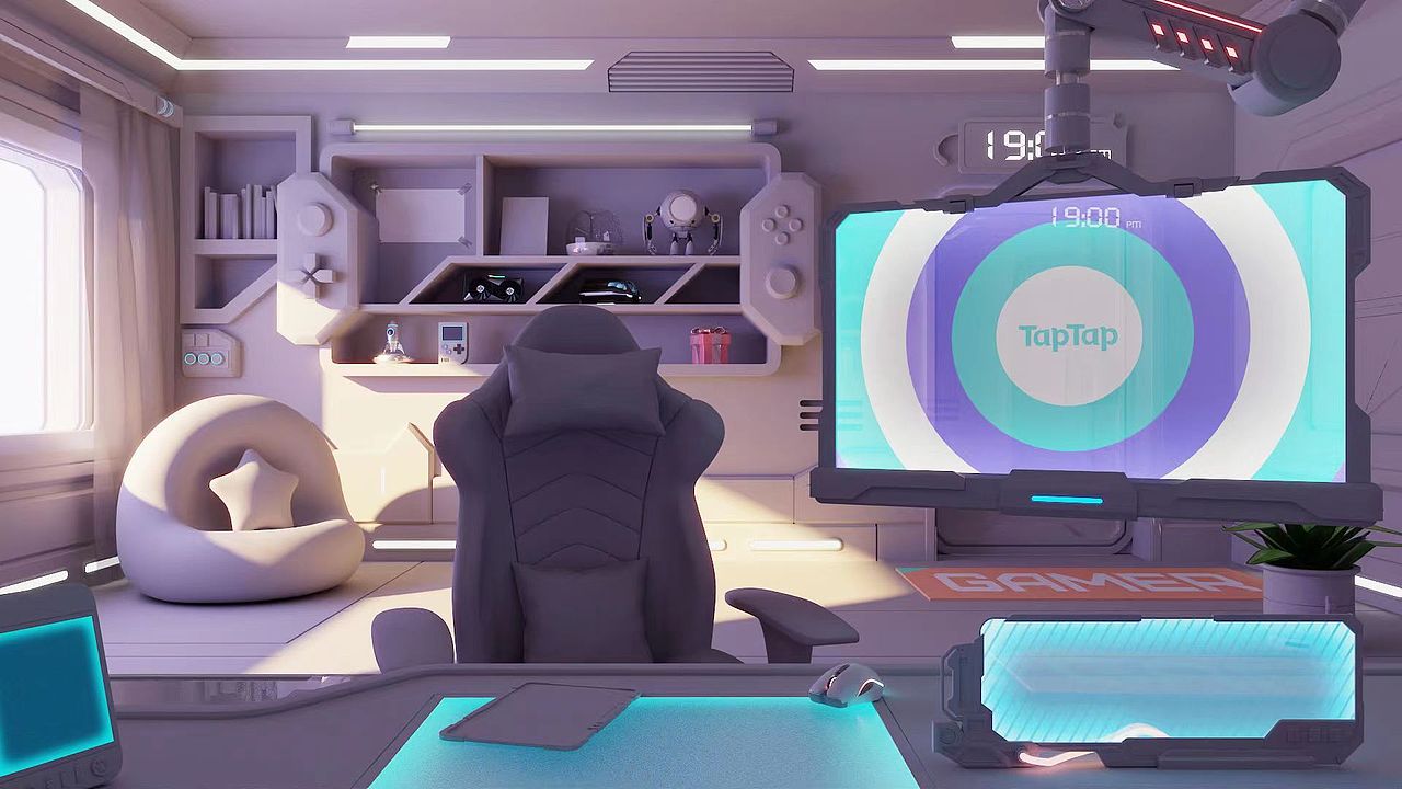 TapTap游戏发布会直播间设计（图ZMzEyMDI5NDAw） - 动画/影视 - 站酷设计师白鲸不白原创素材 - 站酷ZCOOL