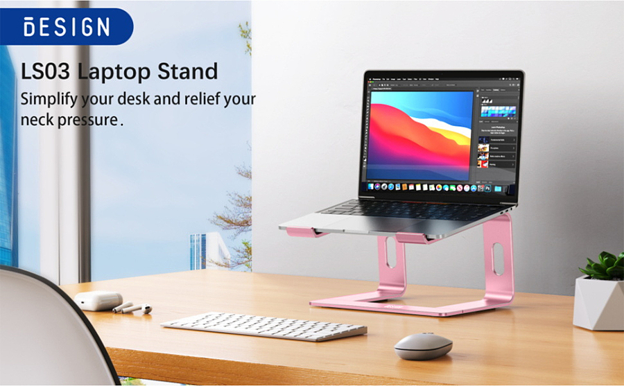 亚马逊主图A+手提电脑支架(办公用品)