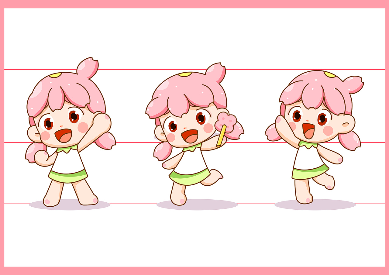 桃桃ip及一些平面小人儿（画画记录）（图ZMzE0MTQwNDM2） - 艺术插画 - 站酷设计师岛上小屿原创素材 - 站酷ZCOOL