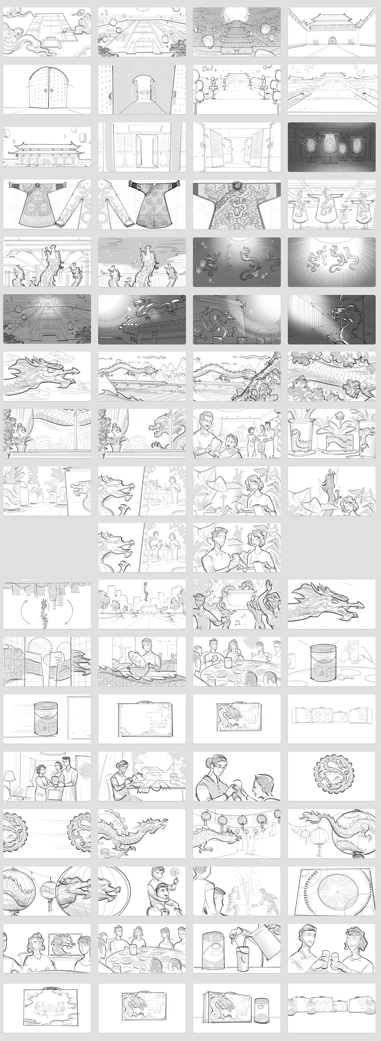 互联网/TVC/广告片/视频短片:故事板分镜头 与 工作流