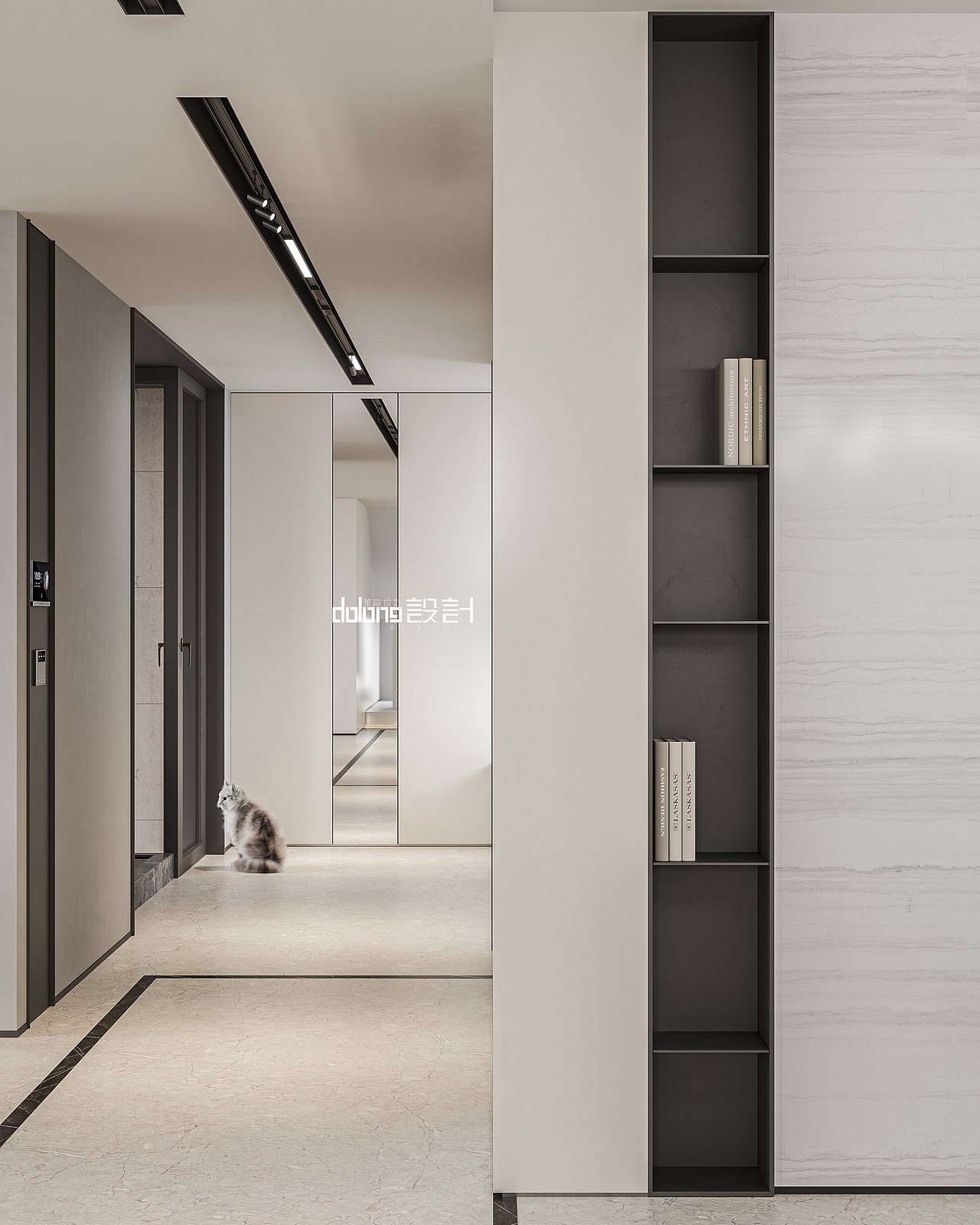 DoLong董龍设计 | 海玥万物330㎡·温润时光的极简之家（图ZMzQ0ODc1NjQ4） - 家装设计 - 站酷设计师南京董龙设计原创素材 - 站酷ZCOOL