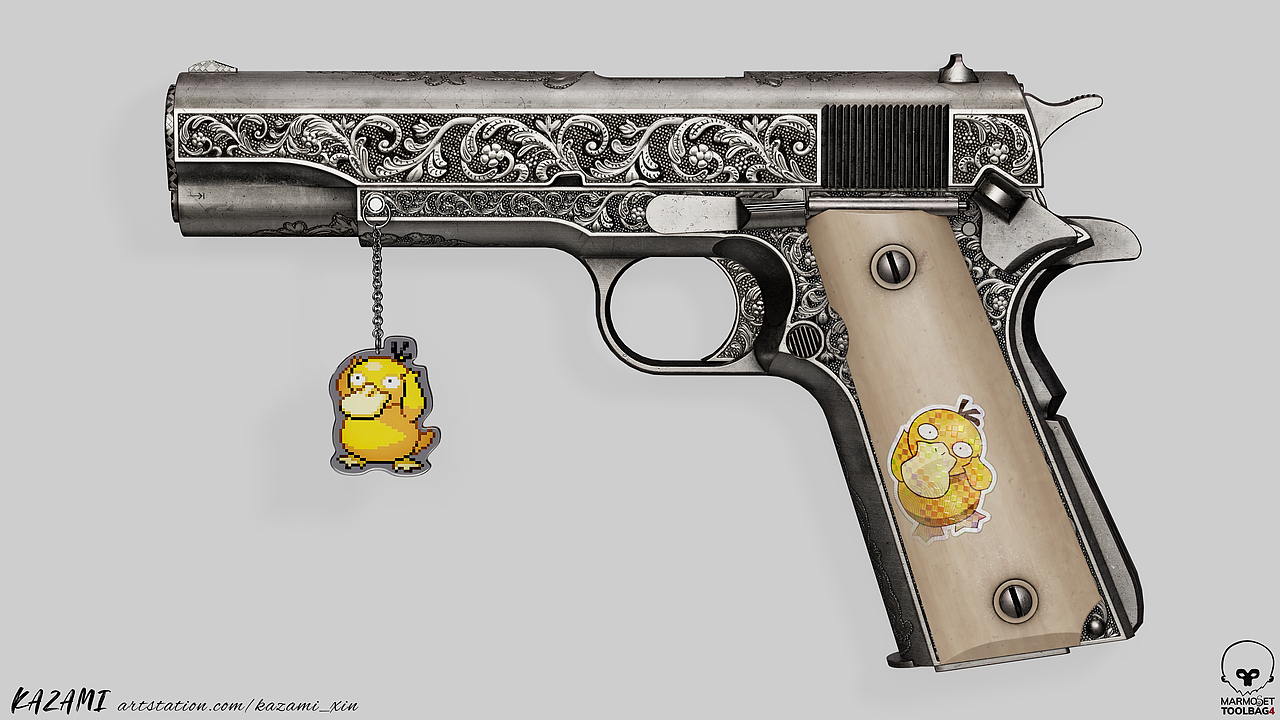 Colt M1911 雕花（图ZMzAzMDYyNjUy） - 机械/交通 - 站酷设计师kazami小鑫原创素材 - 站酷ZCOOL